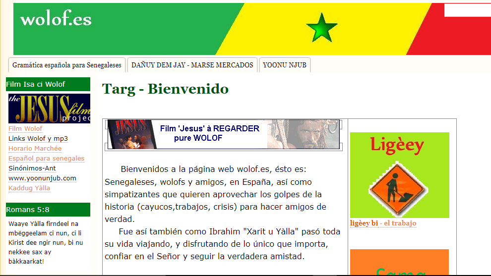 website for wolofpeople - Wolof